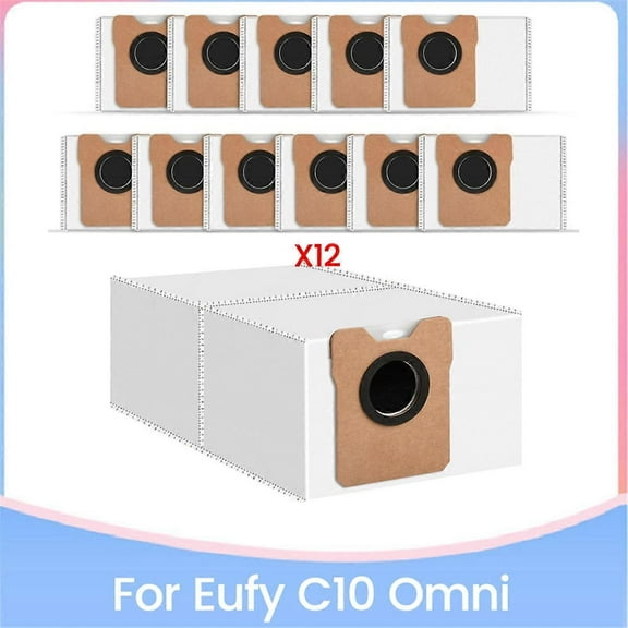 Dust Bags for Eufy C10 Omni Robot Vacuum Cleaner Accessories Replacement Non-Woven Dust Bag Garbage