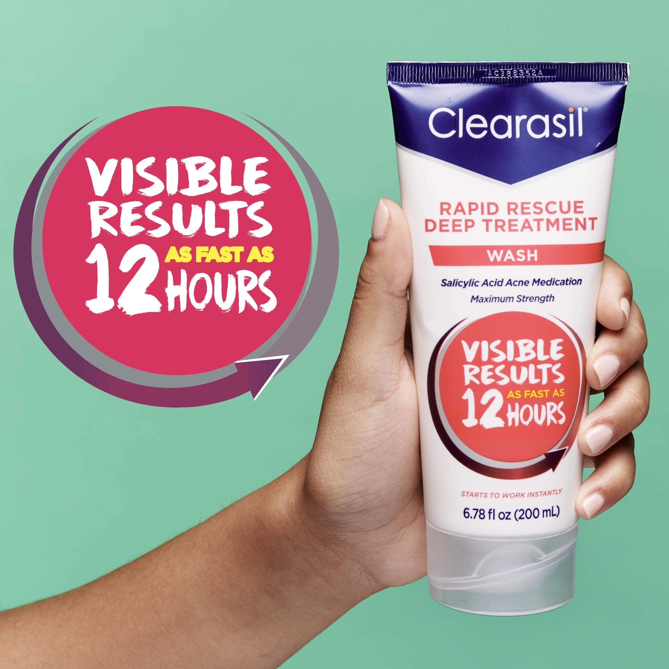 Clearasil Rapid Rescue Deep Treatment Wash, Normal to Oily Skin, 6.78 fl oz