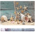 thumbnail image 2 of S/M/L Aquarium Background Poster, Terrarium Background Poster, Seashell Starfish Pattern for Fish  Aquarium, 2 of 8