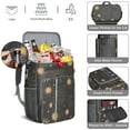 thumbnail image 5 of Gothic Celestial Insulated Cooler Backpack - 20L Leakproof Soft Cooler Bag for Camping, Beach & Picnic with Sun & Moon Print, 5 of 6