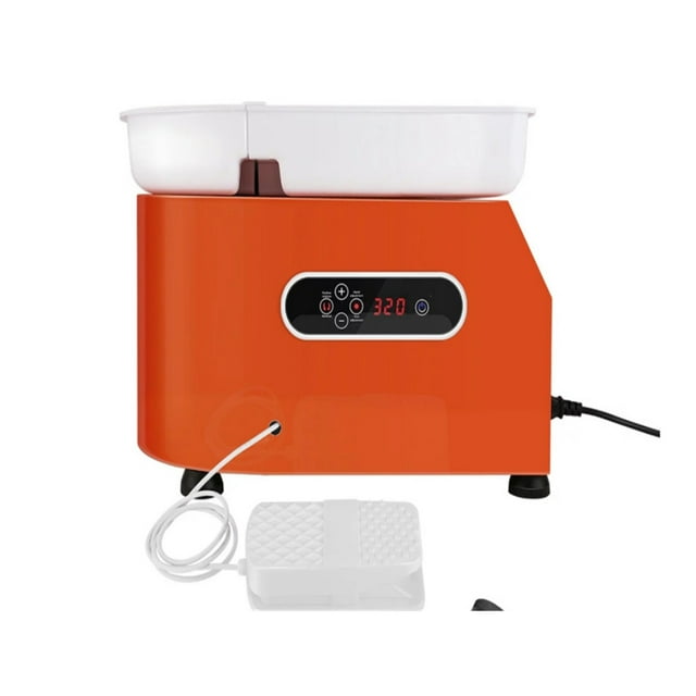 350W 25CM 9.8" Electric Ceramic Pottery Wheel Machine Clay Making Pottery Tool With LCD Touch Screen Ceramics Work Clay Craft