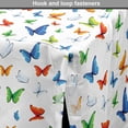 thumbnail image 4 of Butterflies Dog Crate Cover, Butterflies Animal Clipart Ecology Environment Joyful Design Cartoon Tropics, Easy to Use Pet Kennel Cover Small Dogs Puppies Kittens, 7 Sizes, Multicolor, by Ambesonne, 4 of 6