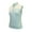 Fairest Jade/Water Sprout, variant on Monterey Club Women's Gem Stripe Contrast Block Sleeveless Golf Polo Shirt #2463