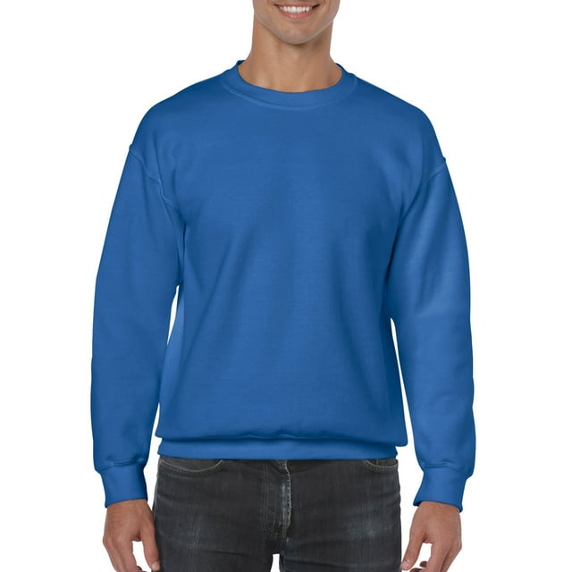 Gildan Mens Heavy Blend Crewneck Sweatshirt, 4XL, Royal