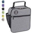 thumbnail image 3 of Healthy Packers Insulated Lunch Bag with Water Bottle Holder (Gray), 3 of 9
