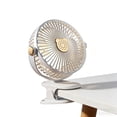 thumbnail image 7 of FastXmas USB Clip on Fan, Strong Wind Ultra Quiet Small Desk Fan with Strong Clamp, More Than 360° Adjustable, 3 Speeds USB-C Corded Powered, Mini Personal Fan for Home Office Desktop Black, 7 of 7