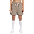 thumbnail image 5 of Mnyotv Summer Beach Shorts Kids Boys Athletic Short Casual Drawstring High Waisted Sweatshorts Size 9-10 Years, 5 of 6