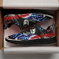 thumbnail image 3 of Disc Golf American Flag Running Shoes Sneakers Mesh Black Size 4.5, 3 of 5