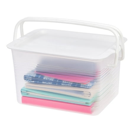 UPC 762016463551 product image for IRIS Medium Stacking Basket w/ Handles | upcitemdb.com