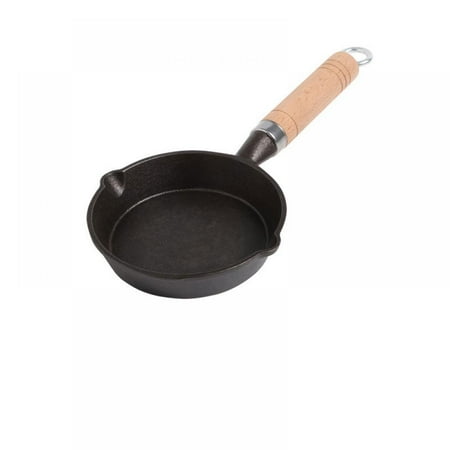 

Mini Small Iron Pan Fried Egg Splashing Artifact Oil Frying Pan Small Portable Easy to Operate Applicable Stove Mini Iron Pan