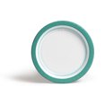 MyOfficeInnovations Paper Plates 8.5 Teal/White 500/Carton 24375262