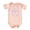 Peach Bodysuit, variant on Pastel Easter Bow Bodysuit for Baby Girls Spring Holiday Flowers and Bunnies Toddler One-Piece Peach Bodysuit 6 Months