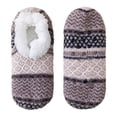 thumbnail image 4 of PMVFHDE Grip Sock Slippers Cozy Indoor Outdoor Winter Warmth - Footwear for Home Casual Relaxation, Light Gray, One Size, 4 of 5