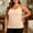 Beige, variant on Plus Size Camisole Tops for Women Built in Bra Tank Tops Adjustable Spaghetti Strap Camis Loose Fitted Pleated Tunic Top Blouses