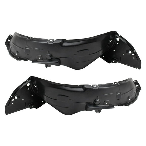 TRQ Front Inner Fender Liner Set Fits Select 2012-2014 Nissan Versa NI1248128 NI1249128