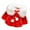 Red, variant on Coat Gift for Girls Baby Girls Winter Fur Cape Coat Thick Jacket Cute Pom Pom Warm Outerwears Save Big
