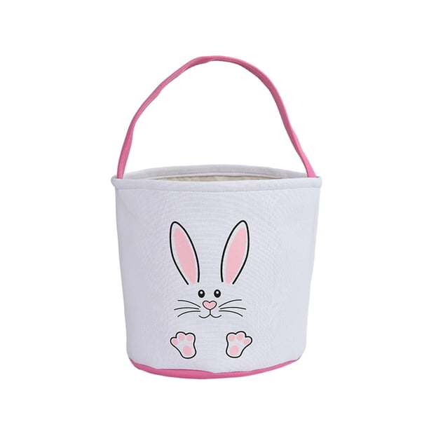 Bolsa de mano para niños con forma de cubo de Pascua con asa, adorable, 23 x 24 cm, para uso diario, suave y Rosa