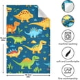 thumbnail image 3 of GZHJMY Colorful Dinosaurs Kitchen Towel, Dish Towels Quick Drying Tea Towels Absorbent Hand Towels for Kitchen Sink Dinner Table 28 x 18 Inches, Set of 4, 3 of 7