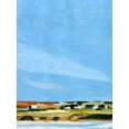 thumbnail image 2 of Scarvey, Emma 19x24 Black Ornate Wood Framed with Double Matting Museum Art Print Titled - Color Field Landscape I, 2 of 4