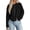 Black, variant on Button Up Cardigan for Women Knit Oversized Fall Sweaters,Rolled Edges, Casual Work Office Going Out Outfits, Long Sleeve Crew Neck, Layering Tops, Lightweight Cozy Winter Clothes
