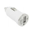 thumbnail image 2 of 4XEM Universal USB Car Charger For iPhone/iPod/USB Devices (White) - 5 V DC/1 A Output, 2 of 5
