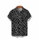 thumbnail image 4 of Blusa y camisa de manga corta con cuello vuelto para hombre, camisa hawaiana de manga corta con estampado de verano para playa, blusa, camisa para hombre, tops de poliéster, 4 of 8