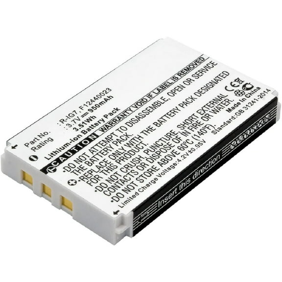 Batteries N Accessories BNA-WB-RLI-001-.9 Remote Control Battery - Li-Ion, 3.7V, 950 mAh, Ultra High Capacity Battery - Replacement for Logitech R-IG7 Battery