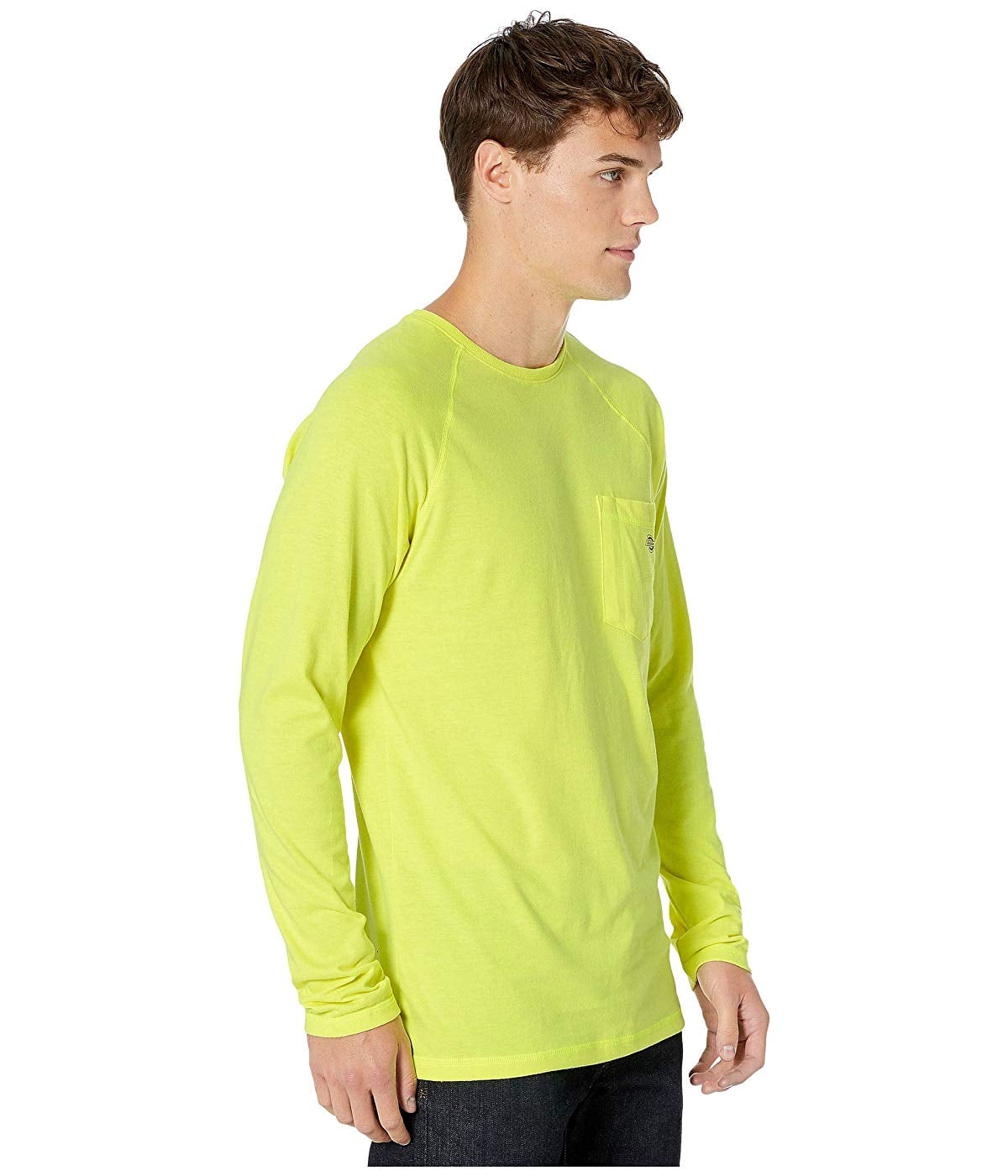 bright yellow long sleeve top