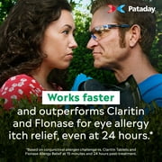 (3 pack) Pataday Once Daily Extra Strength Eye Allergy Itch Relief Drops, 2.5 ml
