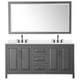 thumbnail image 6 of Wyndham Collection Wcv252572d-Qtz-Us3m70 Daria 72" Free Standing Double Basin Vanity Set -, 6 of 7