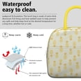 thumbnail image 3 of Lunch Bag Lunch Box for Women Reusable Insulated Lunch Bags,Water-Resistant Gold Pineapple Cartoon Pattern Cooler Lunch Tote Bag, Large Capacity for Work Travel Picnic, 3 of 6
