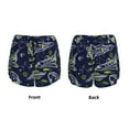 thumbnail image 5 of Fotbe Hand Drawn Rockets Womens High Waist Running Shorts Athletic Workout Quick Dry Shorts for Women with Pockets Gym Yoga Summer Shorts-, 5 of 9