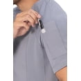 thumbnail image 3 of Camisa Chef Works Aryes Crew, unisex, talla pequeña, gris, 3 of 5