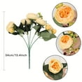 thumbnail image 3 of 4 Bundles Peonies Artificial Flowers Fake Flowers Bouquets for Home Wedding Decoration Table Centerpiece Party Bridal Floral Arrangements, 3 of 6