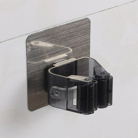 

Mop Hook Broom Card Holder Buckle Strong Load-Bearing Free Punch Wall Hanging Mop Clip Broom Holder Bracket Sticky Hook New