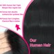thumbnail image 5 of Peluca SUNKASA con encaje en la parte delantera, 14 cm, cabello humano, 200% de densidad, liso, 5 of 6