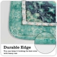 thumbnail image 5 of Boho Vintage Bathroom Runner Rug Green Non-Slip Soft Long Bathroom Rugs Machine Washable Oriental Persian Bath Mat Traditional Tribal Floral Floor Mats for Sink Shower Bathtub, 18x47 inch, 5 of 6