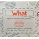 thumbnail image 5 of 6 tarjetas de palabras de preguntas en inglés YONGSHENG decoración de aula Tamaño A4, 5 of 5