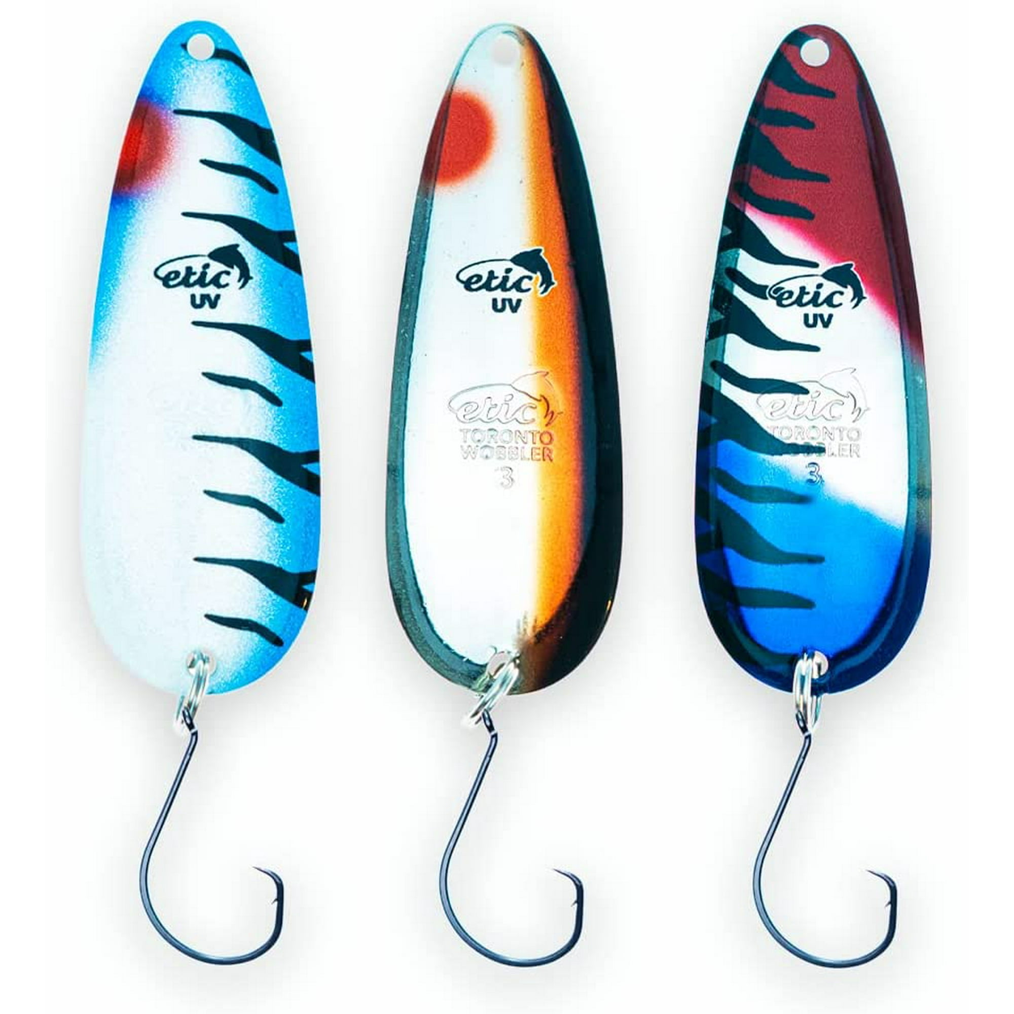 SHIBA-Toronto Wobbler Fishing Spoons Kit 100% Made of Brass