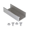 thumbnail image 2 of Conector de riel de panel solar fotovoltaico Gloria con tornillos y tapas soporte de Montaje de Módulo solar fotovoltaico de aluminio 12 cm x 4,5, 2 of 9