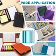 thumbnail image 5 of 10pcs Acrylic Bookbinding Spacer Tools Dark Cyan Shape Straight Edge Book Binding Kit DIY, 5 of 5