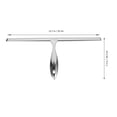 thumbnail image 2 of FONDOTIN 1 Set Squeegee For Bathroom Glass Doors And Windows Stainless Steel Mirror Cleaning 14 Inches Silver, 2 of 8