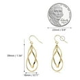thumbnail image 3 of Pendientes largos para mujer Elegantes Pendientes colgantes de metal Joyería de moda Perfecto para Casual y Formal Ocasiones, 3 of 6