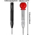 thumbnail image 2 of Heart Punch 2 Piece Spring Loaded Center Punch Marking Tool Adjustable Impact Automatic Center Punch with Center Punch Tool, 2 of 4