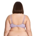 thumbnail image 5 of Curve Muse Women's Plus Size Unlined Underwire Lace Bra with Cushion Straps-Navy, Mauve-Size:40DD, 5 of 6