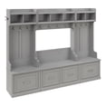 thumbnail image 1 of Bowery Hill Traditional Engineered Wood Full Entryway Set in Cape Cod Gray, 1 of 11
