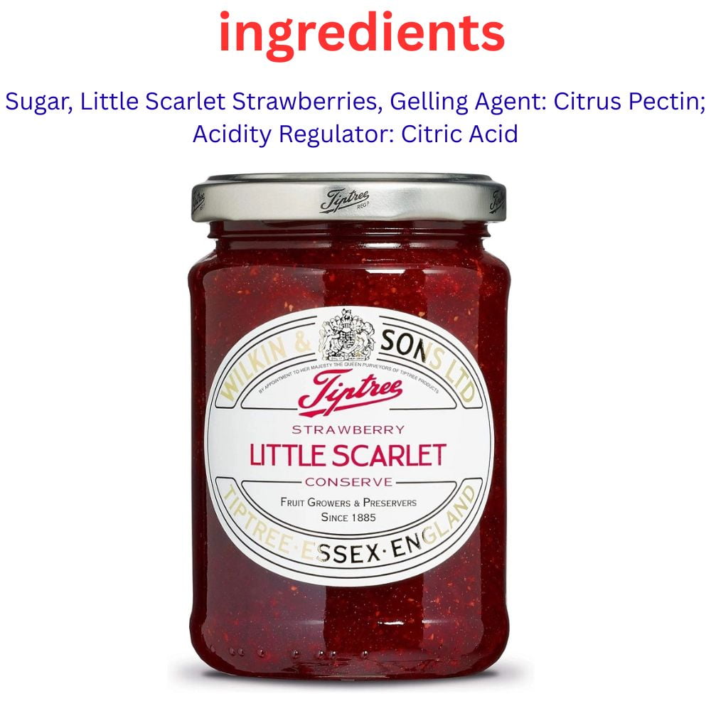Tiptree Little Scarlet Strawberry Conserve, 12 Ounce Jar (Pack of 2)