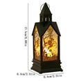 thumbnail image 2 of Gallickan Halloween Decorations Indoor Light, Halloween LED Flameless Lantern, Handheld Halloween Light with Pumpkin Witch Castle Decal Helloween Hanging Lanterns, B, 2 of 4