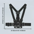 Quick Release Chest Strap For Action Cameras Secure Mount For Extreme