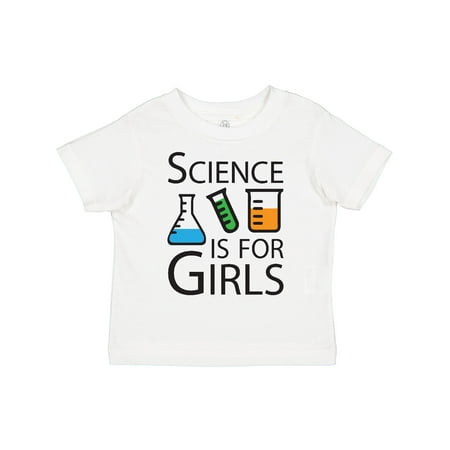 

Inktastic Science is for Girls Gift Toddler Toddler Girl T-Shirt